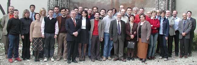 Alcuni partecipanti al progetto Agorà, a Palazzo Natta, sede della Provincia di Novara